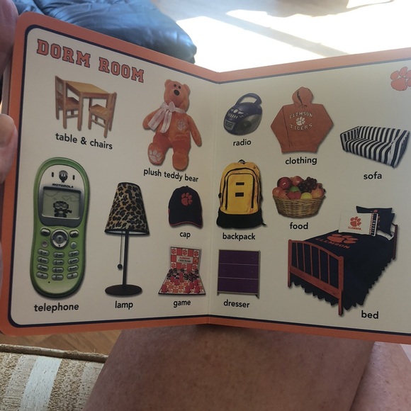 CLEMSON UNIVERSITY 101 MY FIRST TEXT BOARD BOOK - Picture 8 of 10